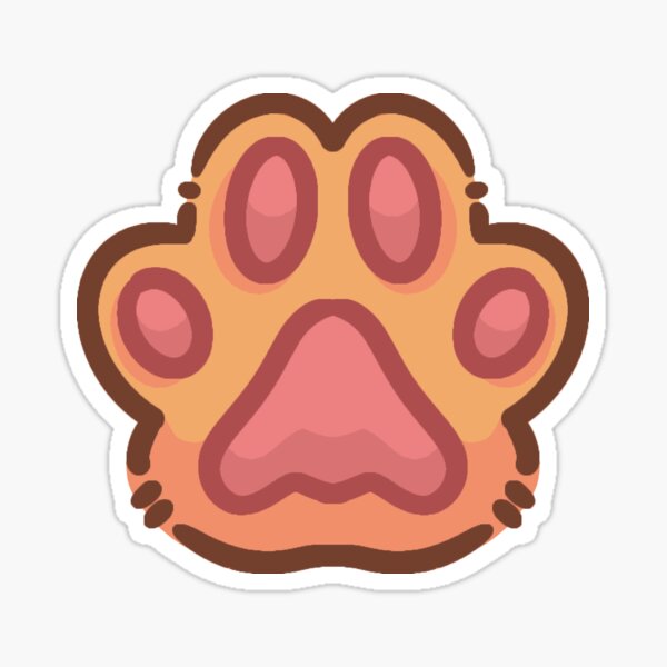 Item preview, Paw Print of Approval - Orange Tabby designed and sold by blurryspirits.