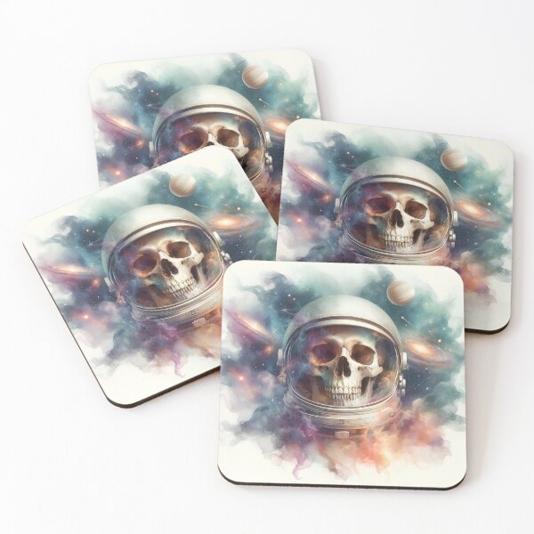 Item preview, Astronaut Skull Nebula Drift designed and sold by Divyansh200102.