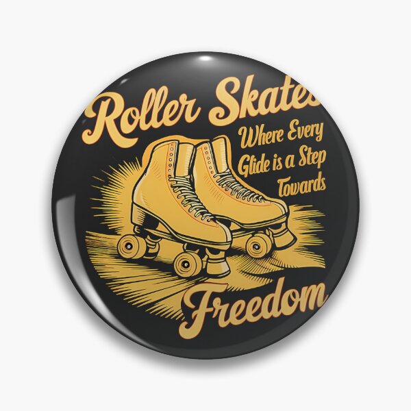 Item preview, Orange and Black Roller Skates: A Symbol of Freedom and Joy designed and sold by SplashTastic.