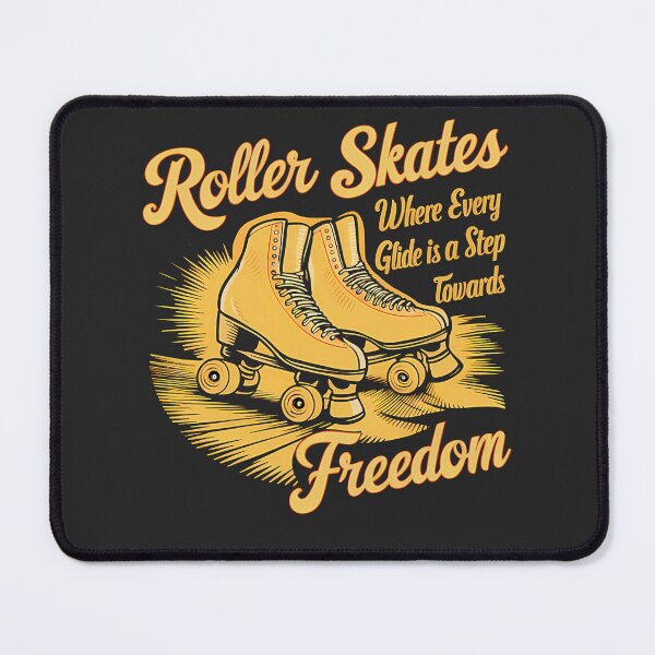 Item preview, Orange and Black Roller Skates: A Symbol of Freedom and Joy designed and sold by SplashTastic.