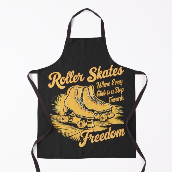 Item preview, Orange and Black Roller Skates: A Symbol of Freedom and Joy designed and sold by SplashTastic.