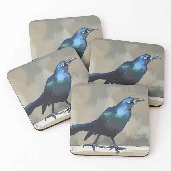 Item preview, Common Grackle designed and sold by Kim Rausch.