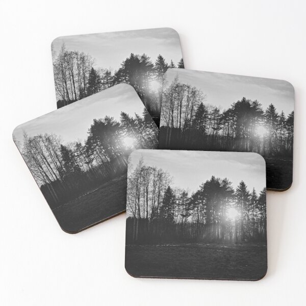 Item preview, Sunset behind the trees. Nokia 2024 bw designed and sold by Jouko Lehto Photography.