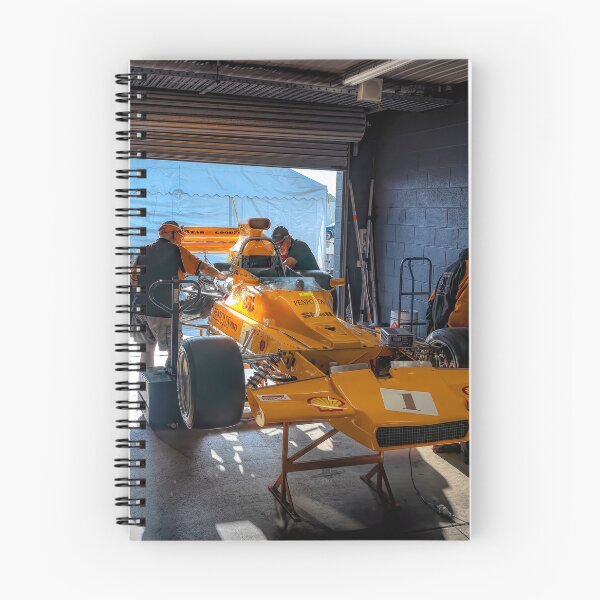 Item preview, Formula 5000 Matich A50 in the pit garage designed and sold by Stuart Row.