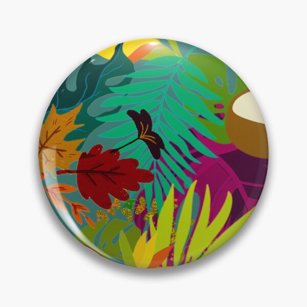 Item preview, Bold Colours Tropical Leaves designed and sold by Pattern Hub.