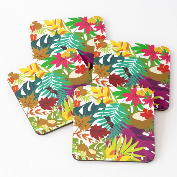 Item preview, Bold Colours Tropical Leaves designed and sold by Pattern Hub.
