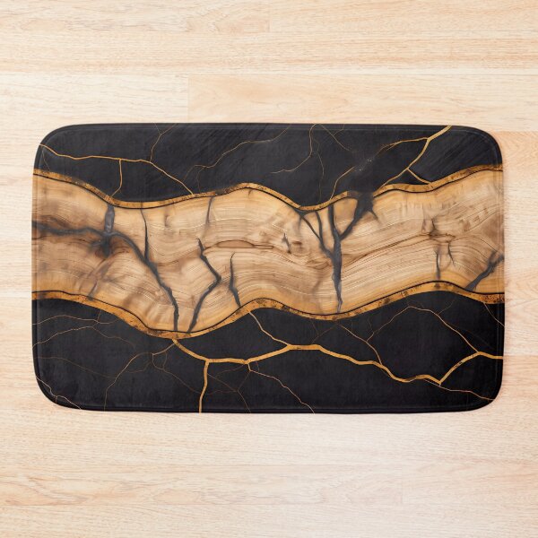 Item preview, Black and Gold wooden texture designed and sold by L7GraphicLab.