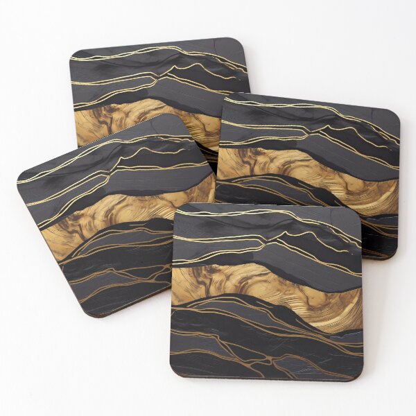 Item preview, Black and Gold wooden texture designed and sold by L7GraphicLab.