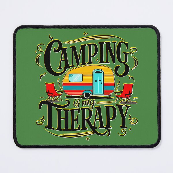 Item preview, Camping Is My Therapy designed and sold by VikArtStudio.