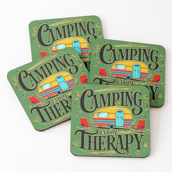 Item preview, Camping Is My Therapy designed and sold by VikArtStudio.