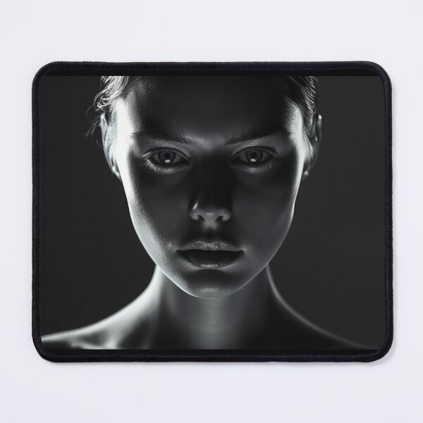 Item preview, Monochrome Muse - Contemporary Portrait Art designed and sold by RevivalPopShop.
