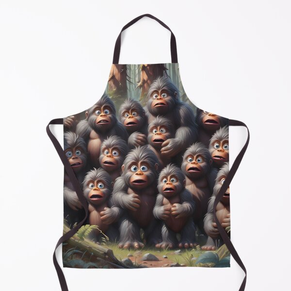 Item preview, Worried Bigfoot Family designed and sold by Jeremy Crotty.