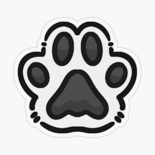 Item preview, Paw Print of Approval - Clear designed and sold by blurryspirits.