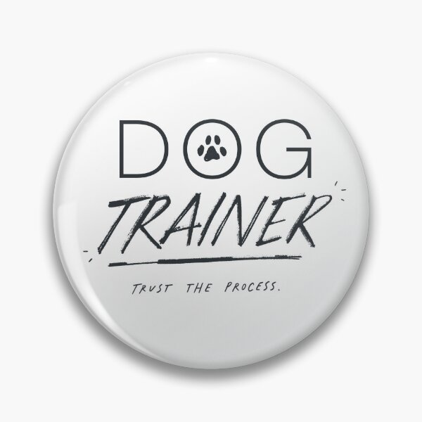 Item preview, Dog Trainer - Trust the Process Hand Lettering designed and sold by JustPawsome.