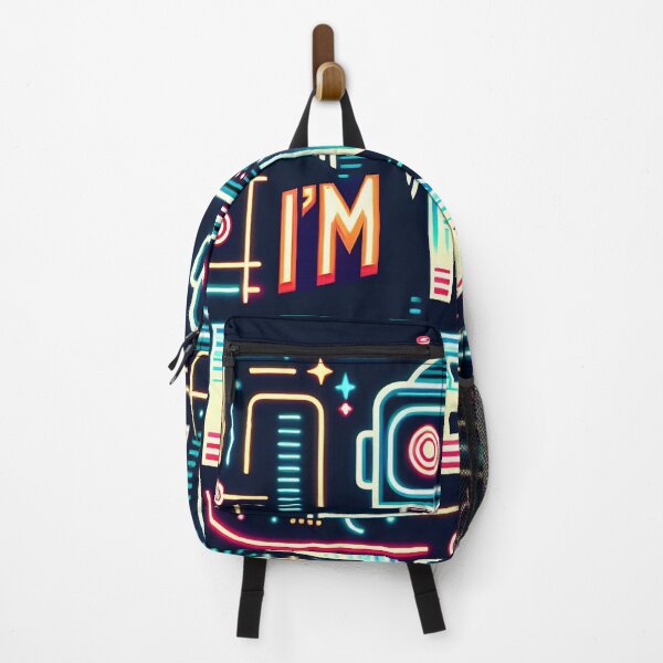 Item preview, I'm not a robot, typography, retro, neon designed and sold by maxmaj.