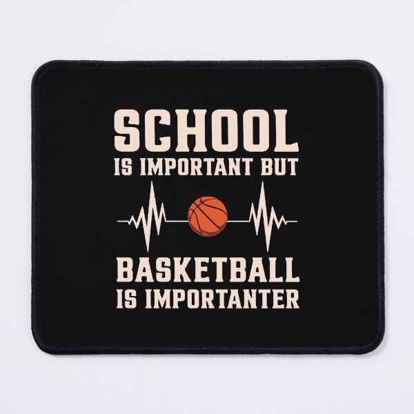 Item preview, School Is Important But Basketball Is Importanter Retro designed and sold by RareBunny.