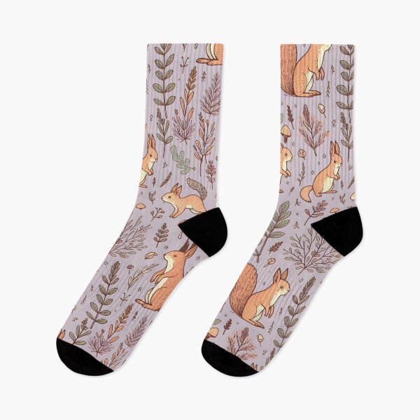 Item preview, Woodland Squirrel Pattern designed and sold by FurryFantasy.