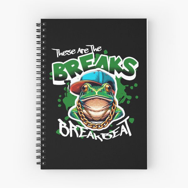 Item preview, BREAKBEAT  - These Are The Breaks Frog (white/green)  designed and sold by Discothreadz.