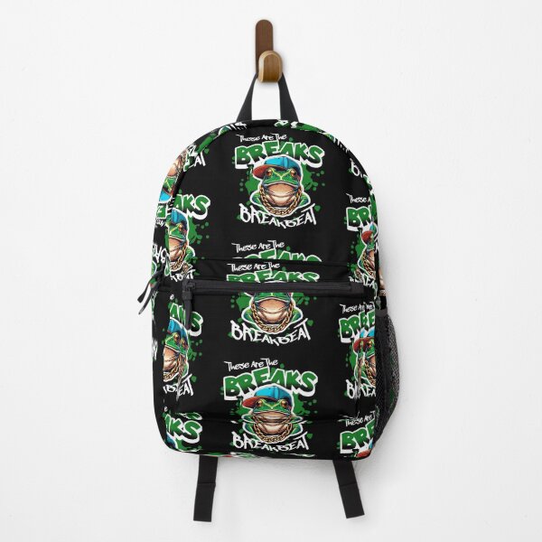 Item preview, BREAKBEAT  - These Are The Breaks Frog (white/green)  designed and sold by Discothreadz.