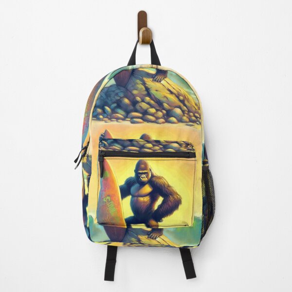 Item preview, Gorilla with surfboard designed and sold by Thedigital91.