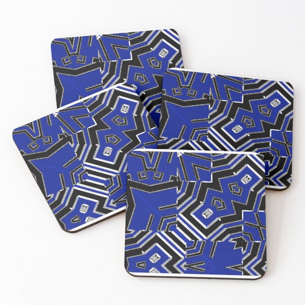 Item preview,  *CITY IMAGINARY BLUE LINE GEOMETRIC ABSTRACTS MAP SYMBOLS.* designed and sold by Ralek.
