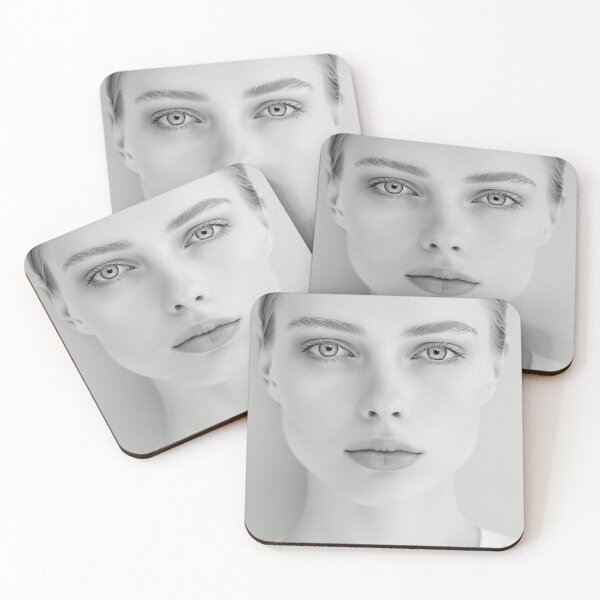 Item preview, Pristine Minimalism: Contemporary Female Portrait designed and sold by RevivalPopShop.