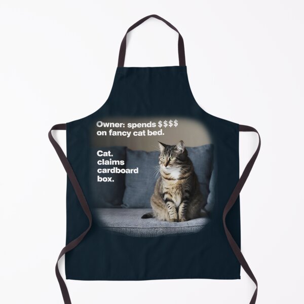 Item preview, Feline Fickle: Cat's Preference Over Fancy Beds vs. Cardboard Boxes designed and sold by FEBRICAST.
