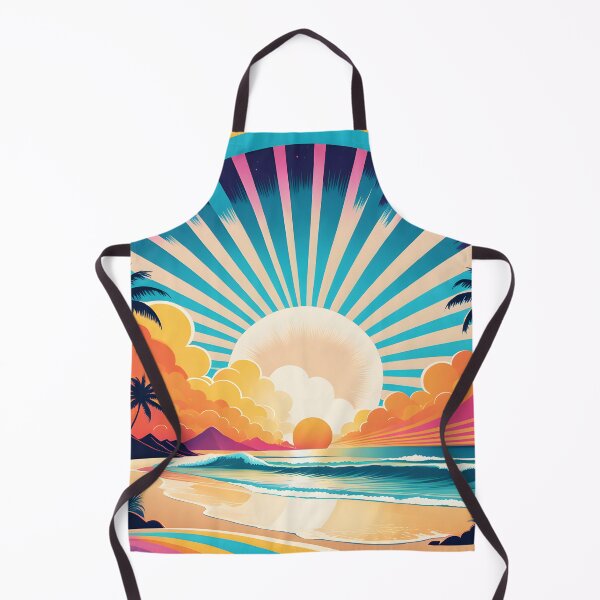 Item preview, Retro 70s Colorful Beach Summer designed and sold by Prints and Lifestyle.