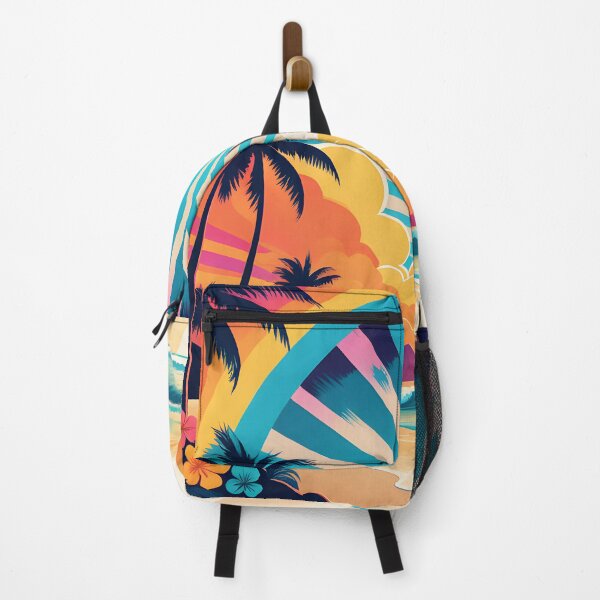 Item preview, Retro 70s Colorful Beach Summer designed and sold by Prints and Lifestyle.