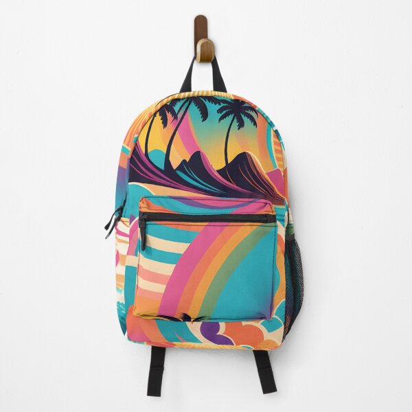 Item preview, Retro 70s Colorful Beach Summer designed and sold by Prints and Lifestyle.