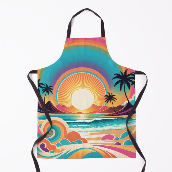 Item preview, Retro 70s Colorful Beach Summer designed and sold by Prints and Lifestyle.
