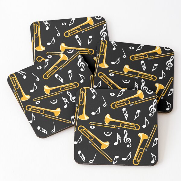 Item preview, Trombone White Music Note  designed and sold by Aliyaelch.
