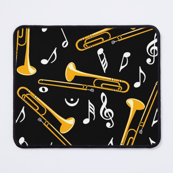 Item preview, Trombone White Music Note  designed and sold by Aliyaelch.