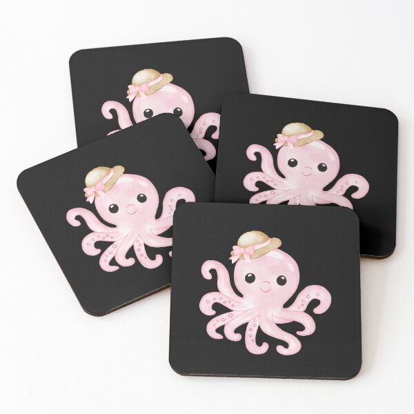 Item preview, Adorable Pink Octopus designed and sold by Kaidynz.