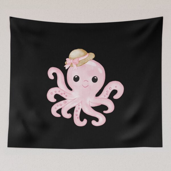 Item preview, Adorable Pink Octopus designed and sold by Kaidynz.