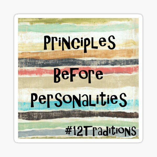 Item preview, Recovery ~ Principles Before Personalities designed and sold by Thelma Jewell.