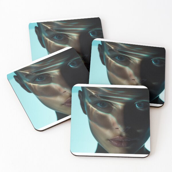 Item preview, Submerged Secrets, Woman in Waterlight Art designed and sold by RevivalPopShop.