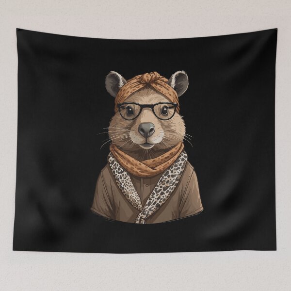 Item preview, Funny Capymama Capybara Mother Design designed and sold by LuminOrb.