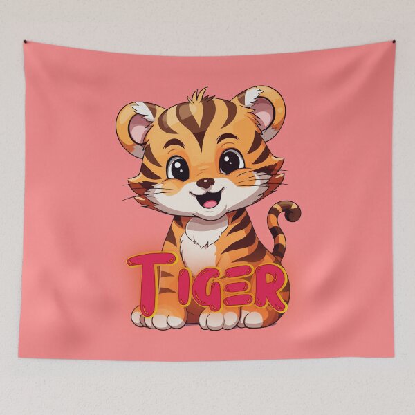 Item preview, Cute Cartoon Tiger Cub designed and sold by pUNKnown.