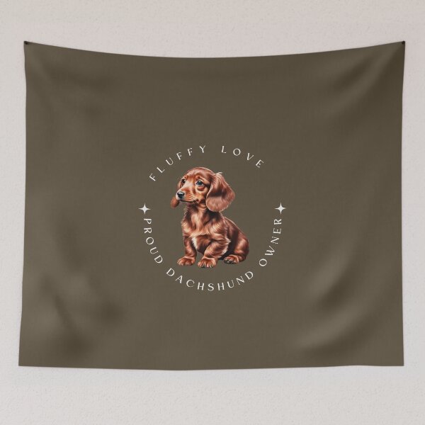 Item preview, Proud dachshund owner red dog puppy cute dog mom dad  designed and sold by SoulfulT.