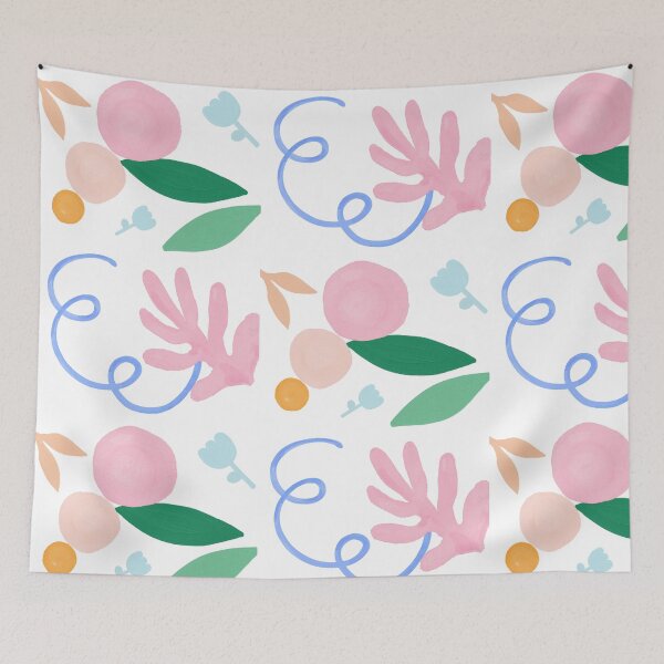 Item preview, Vibrant Symbols: White Canvas Contrasts designed and sold by herloque.