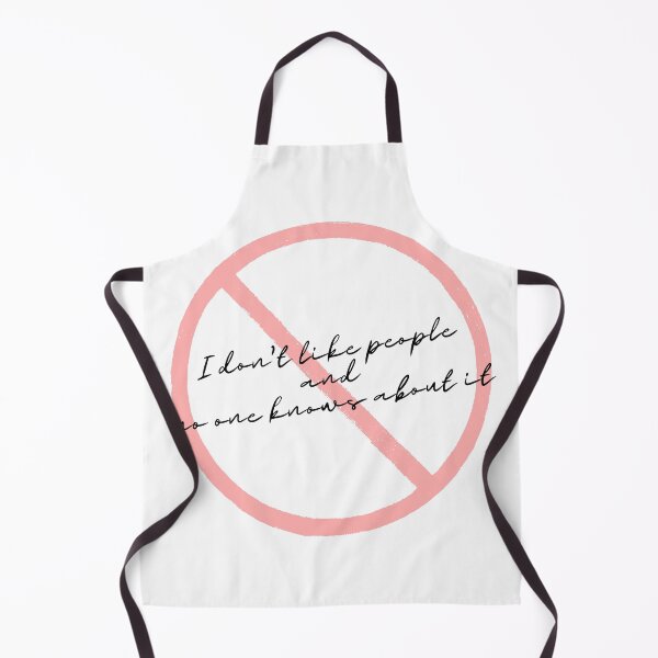 Item preview, I don't like people and no one knows about it! designed and sold by AnyShops.