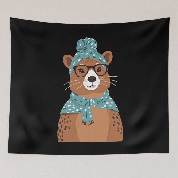 Item preview, Funny Capymama capybara mother designed and sold by LuminOrb.