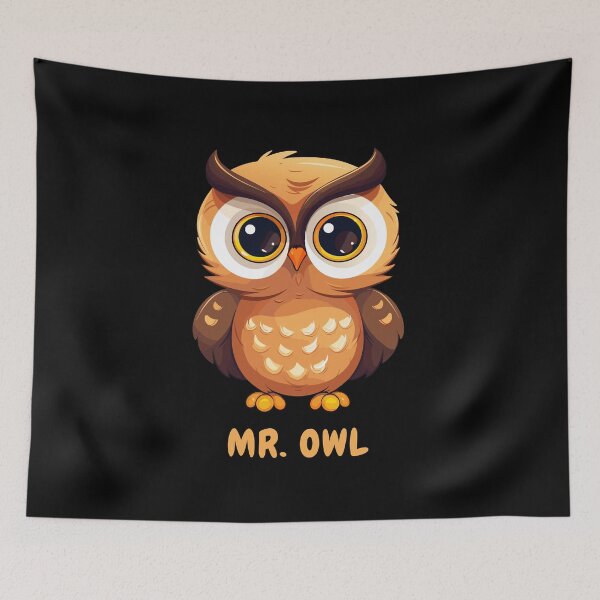 Item preview, Mr. Cartoon Owl designed and sold by Kaidynz.