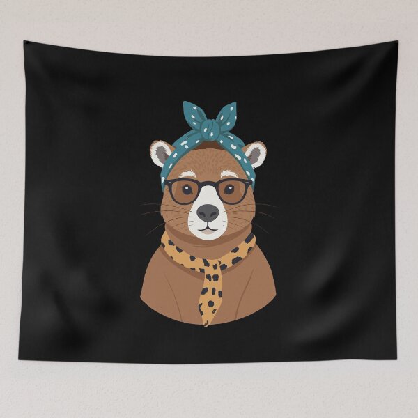 Item preview, Funny Capymama capybara mother designed and sold by LuminOrb.