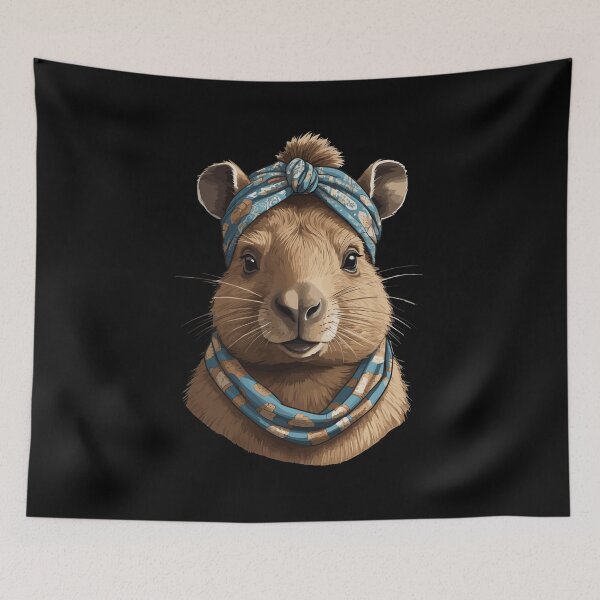Item preview, Funny Capymama capybara mother designed and sold by LuminOrb.