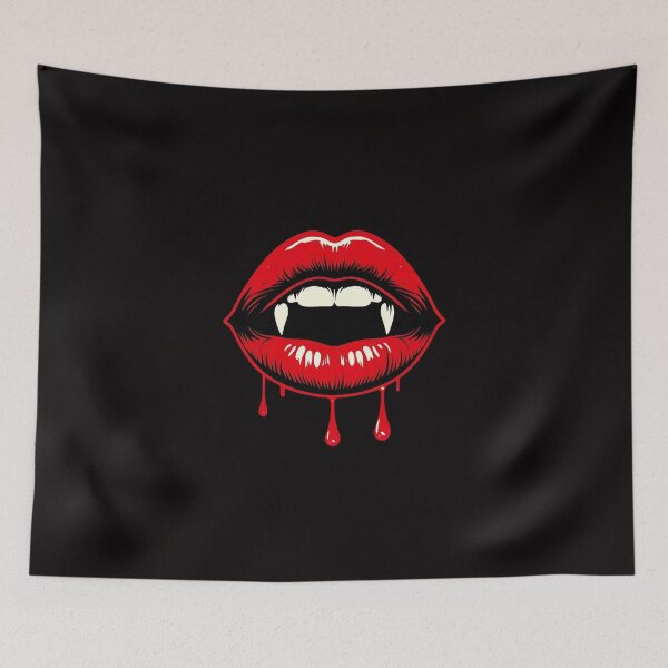 Item preview, dripping blood kiss designed and sold by czarnyfeniks.