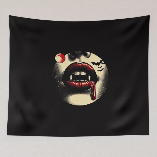 Item preview, dripping blood kiss designed and sold by czarnyfeniks.