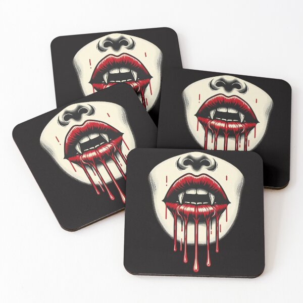 Item preview, dripping blood kiss designed and sold by czarnyfeniks.