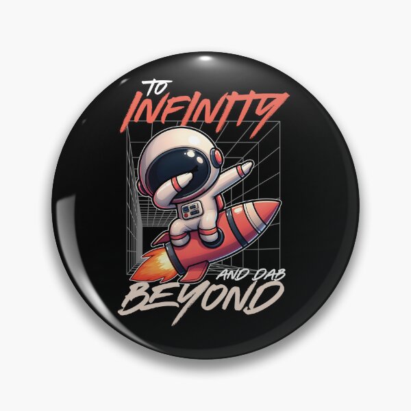 Item preview, Cute Astronaut riding on a Space rocket To Infinity Dab Beyond designed and sold by The magic  Yellow bus.